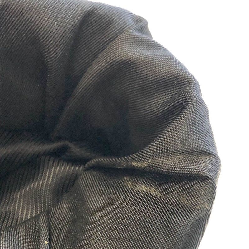 Prada Vintage Nylon Padded Half Coat Jacket Black S