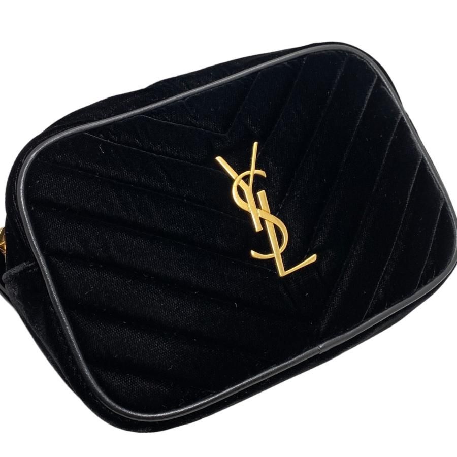 Saint Laurent Shoulder Bag Lou Camera Bag Ptr534817 Quilted Fringe Black Gold