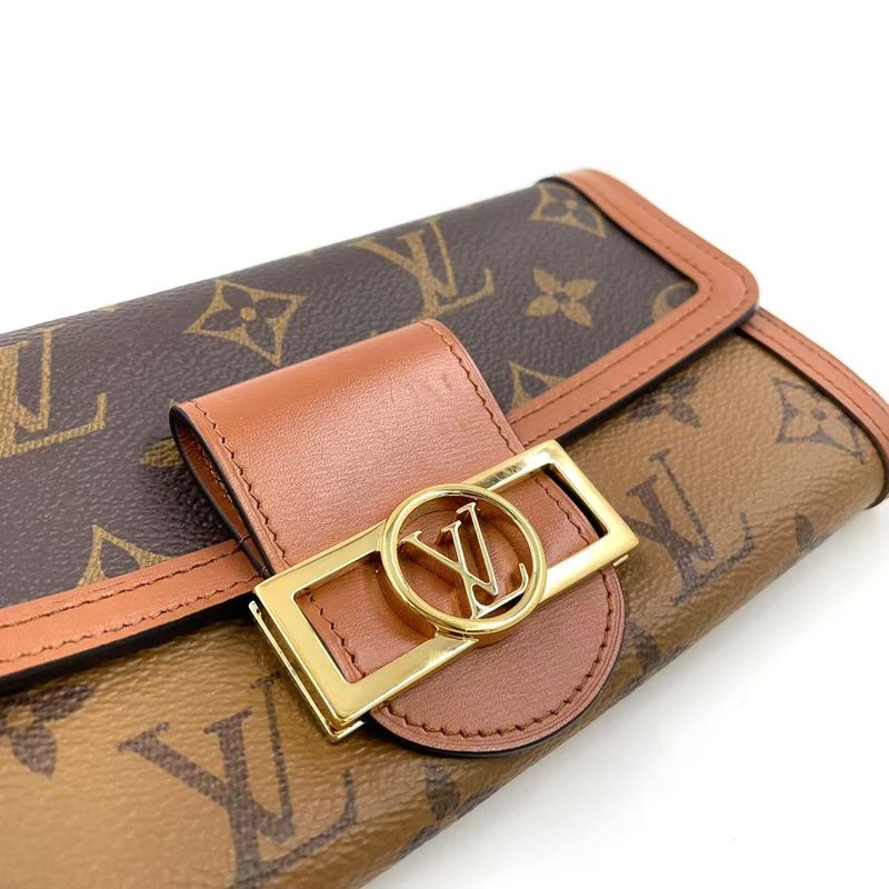 Louis Vuitton Portefeuille Sarah Dauphine Monogram Reverse RFID Reaction