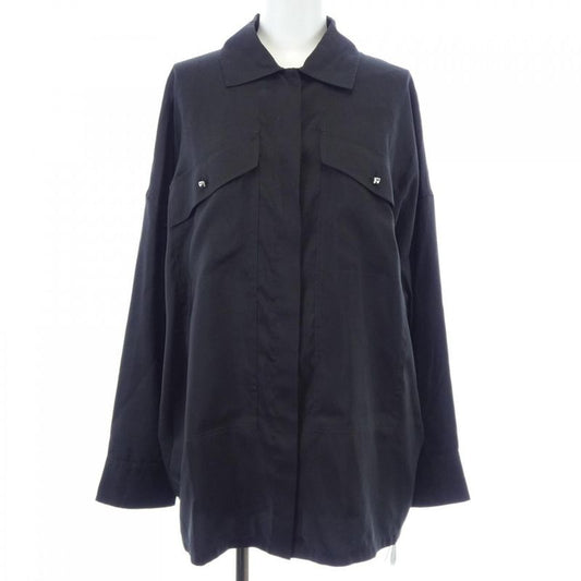 Hermes Size 34 Black Shirt
