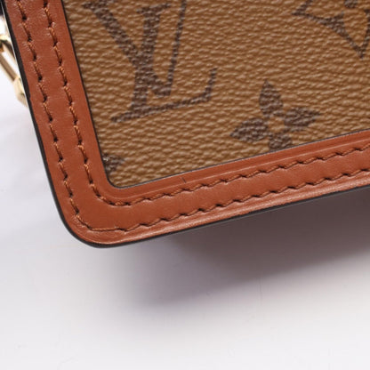 Louis Vuitton Shoulder Bag Dauphine East West Canvas Leather — view 7