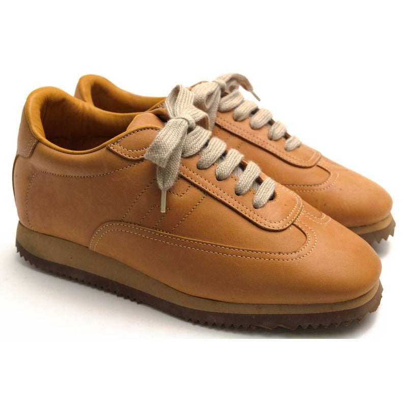 Hermes Shoes Sneakers Low Cut Women Leather Brown Quick — view 2