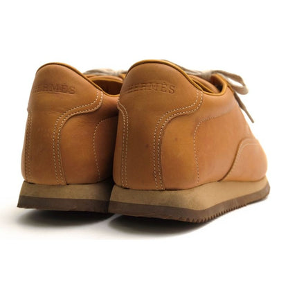 Hermes Shoes Sneakers Low Cut Women Leather Brown Quick — view 4
