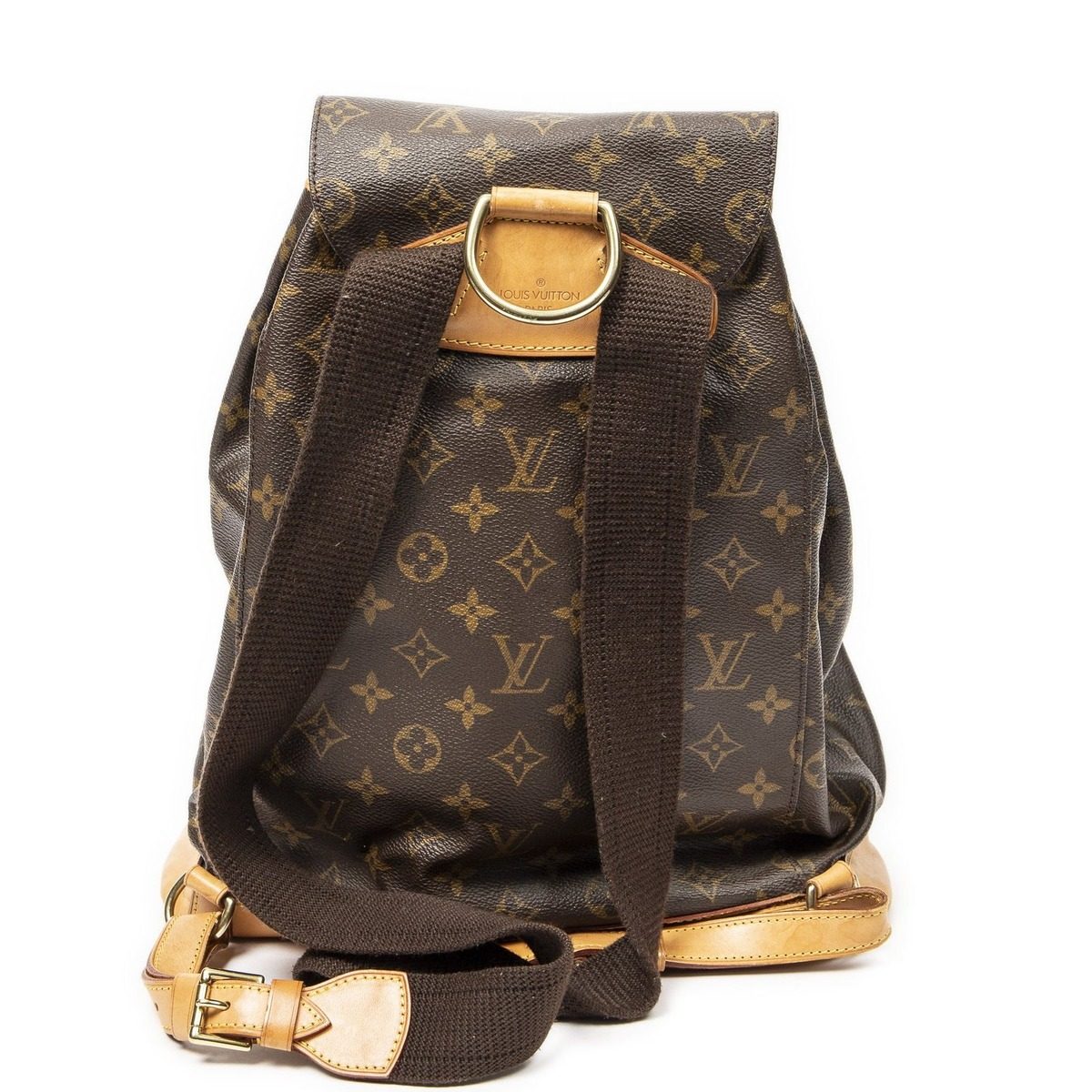 Louis Vuitton Montsouris Brown Monogram Canvas Shoulder Bag — view 5