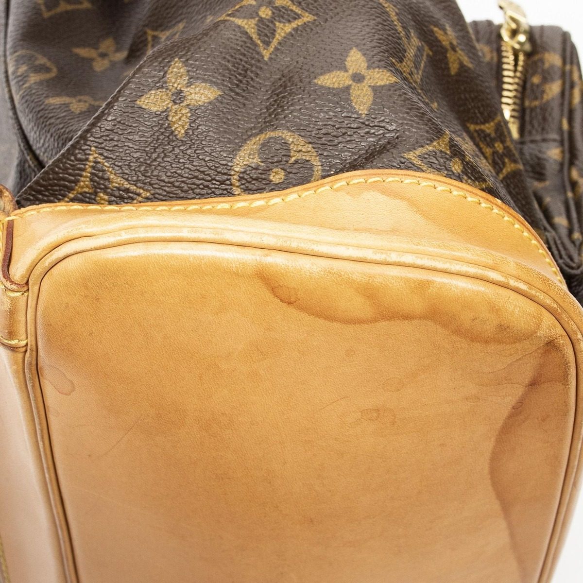 Louis Vuitton Montsouris Brown Monogram Canvas Shoulder Bag — view 7