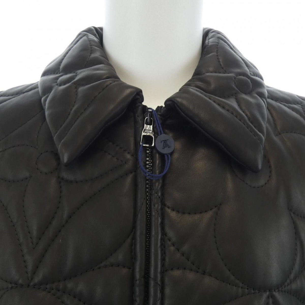 Louis Vuitton Leather Jacket Black 52 — view 6
