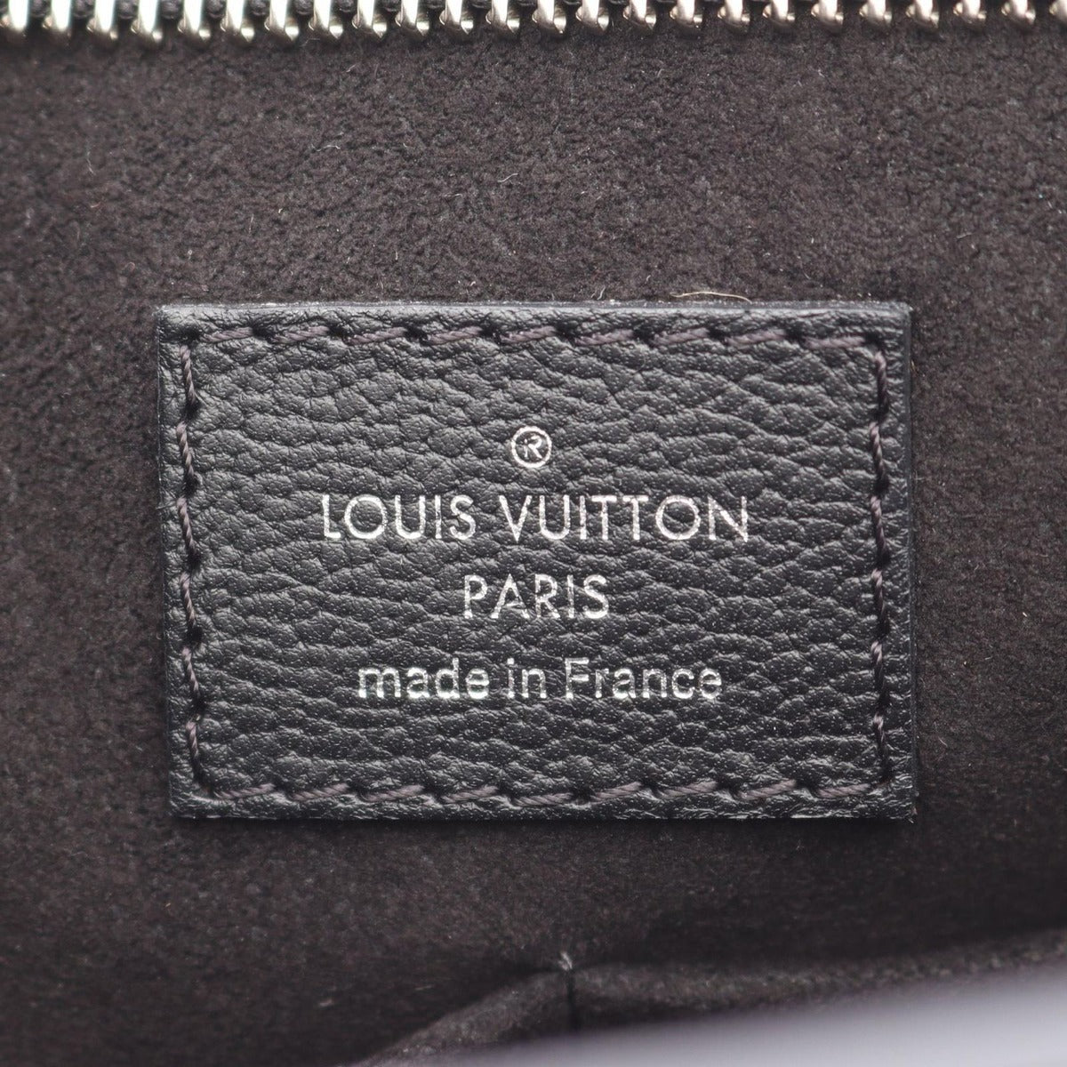 Louis Vuitton Tote Very Zip Noir Black Leather — view 4