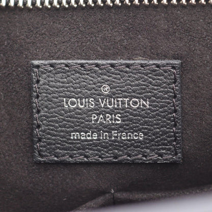 Louis Vuitton Tote Very Zip Noir Black Leather — view 4