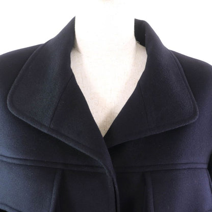 CHANEL 98A P12245 100% Cashmere Jacket With Coco Mark Buttons Dark Navy 38 Made