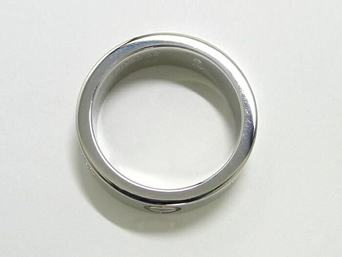 Cartier Love Ring Pt950 Platinum With Diamonds Size 52 Approx 120 G