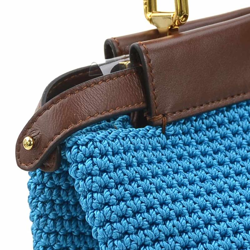 Fendi Shoulder Bag Handbag Mini Peekaboo 8bn244-afp3