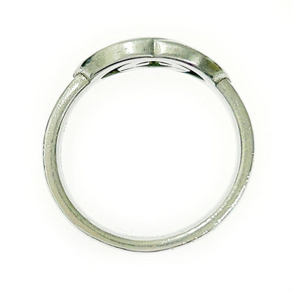 Gucci Silver Interlocking G Ring 5.2g 925 Engraved 365550 Ring