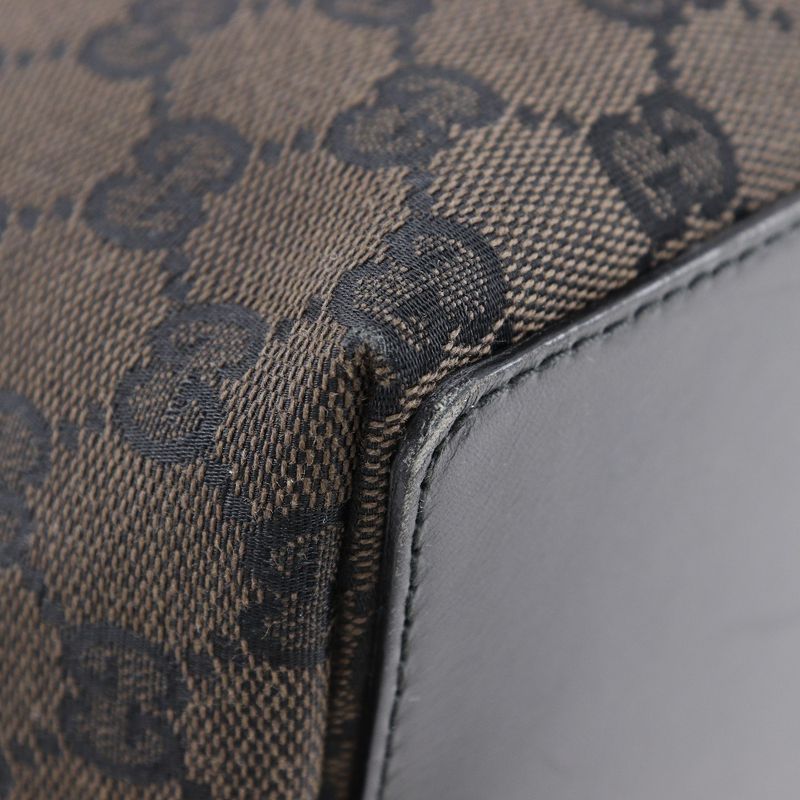 Gucci 002.1098 GG Canvas Brown Unisex Tote Bag