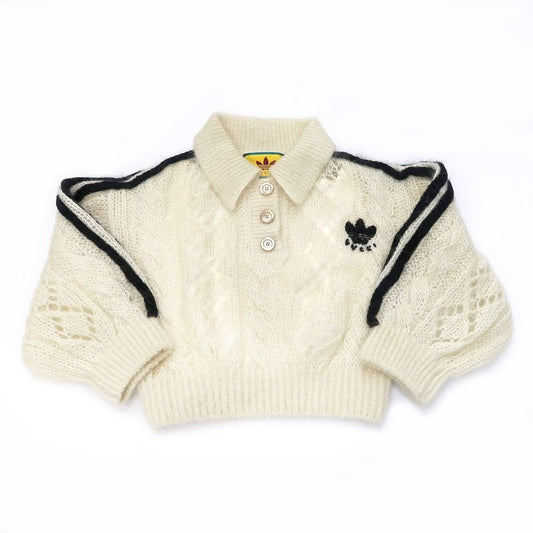 Gucci Adidas Collaboration Mohair Knit S Off White Inner