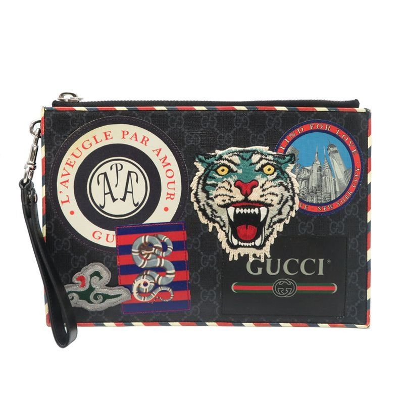 Gucci Second Bag Leather Black