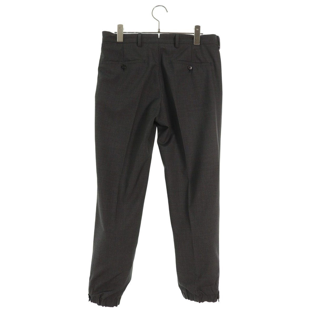 Prada Wool Trousers Striped Long Pants 44 — view 2