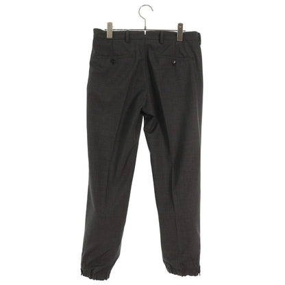 Prada Wool Trousers Striped Long Pants 44 — view 2