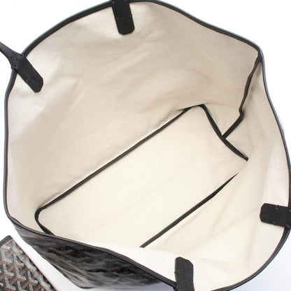 Goyard Tote Saint Louis PM Black Canvas Leather Multicolor — view 4