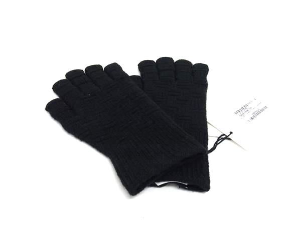 Bottega Veneta Wool And Cashmere Gloves Winter Wear Size S Black Fl7616
