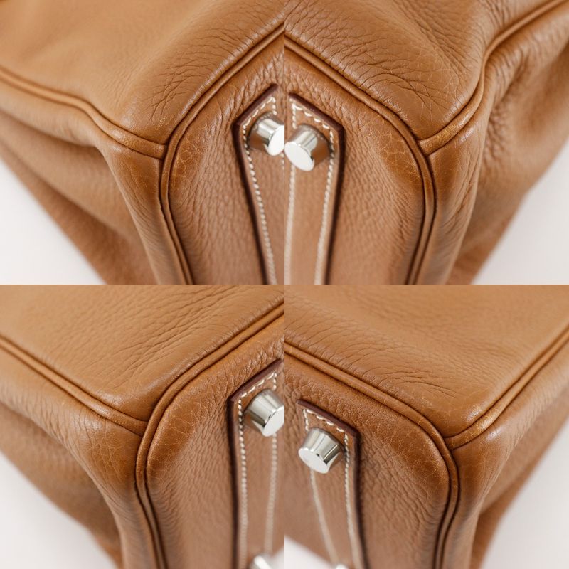 Hermes Birkin 30 Togo Gold Brown □L Ladies Handbag