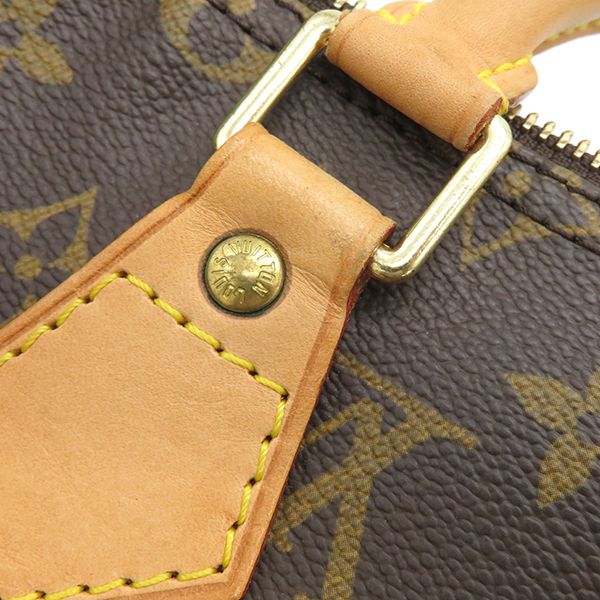 Louis Vuitton Boston Bag Speedy 35 Monogram Canvas Monogram Gold Hardware Brown
