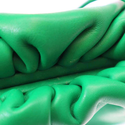 Bottega Veneta the Pouch Leather Mini Clutch Shoulder Bag Green