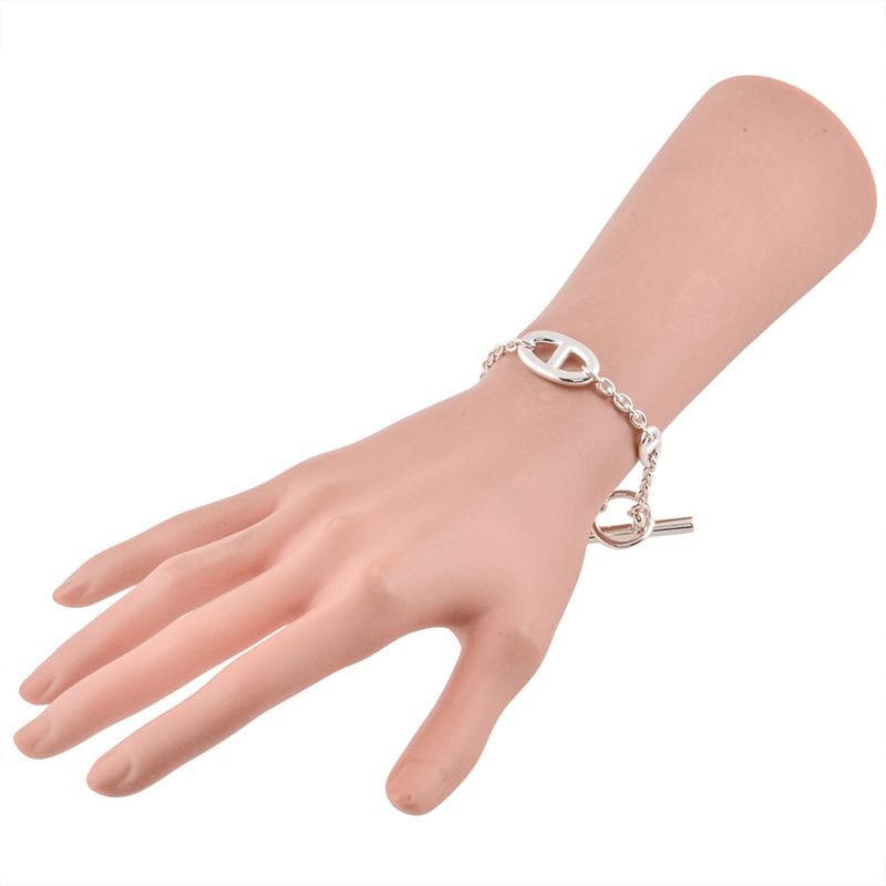 Hermes Chaine D'ancre Farandole ST Bracelet Sv925 254g 155cm (610in)