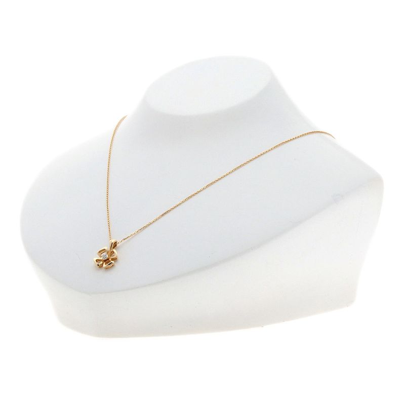 Bvlgari Bulgari Fiorever Diamond Necklace 18K Pink Gold Ladies