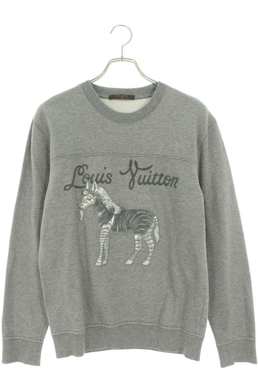 Louis Vuitton 17SS Rm171m JIP Hby19w Animal Embroidery Crewneck Sweatshirt