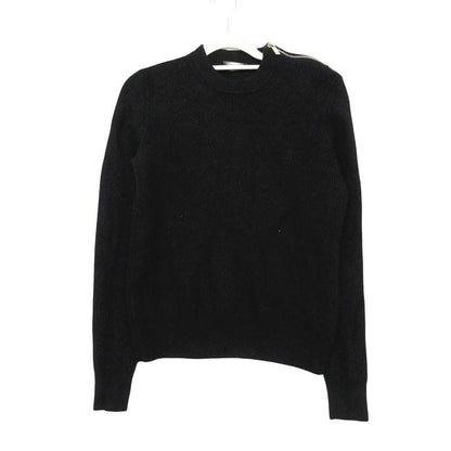 Dior Knit Sweater Long Sleeve Zip Decoration Logo Crew Neck Tight Fit Iline Top