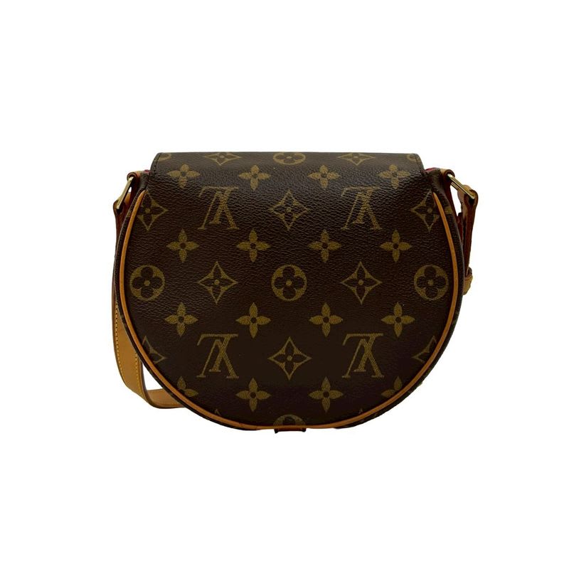 Louis Vuitton Tamburan Monogram Leather Shoulder Bag Pochette