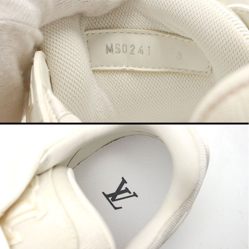 Louis Vuitton Low Cut Sneakers LV Trainer Line 8 Monogram White