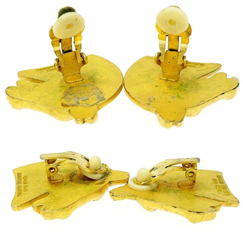 Hermes GP Bijouterie Fantaisie Horsehead Earrings with Box 307831 Earrings