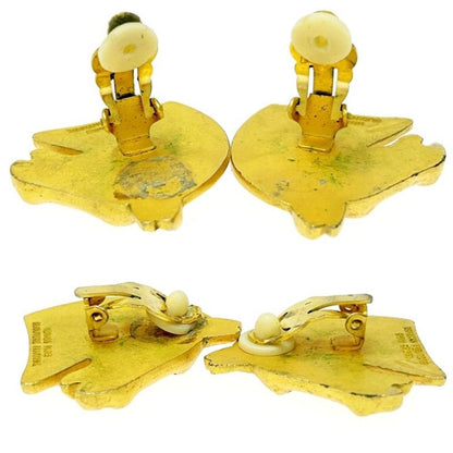 Hermes GP Bijouterie Fantaisie Horsehead Earrings with Box 307831 Earrings