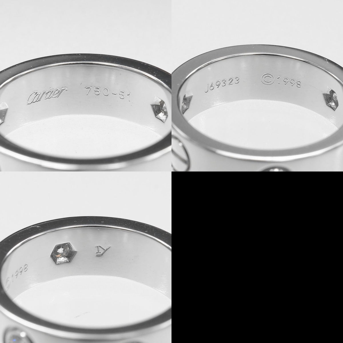 Cartier Love Gold Diamond Ring — view 5