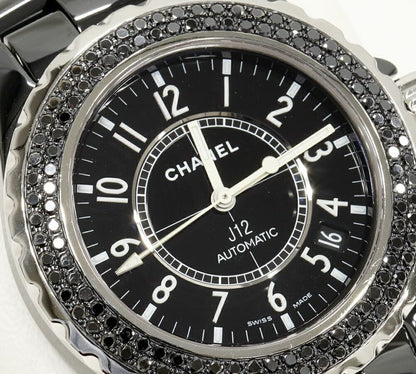 Chanel J12 38mm (150in) Black Diamond Bezel H0942 Men's
