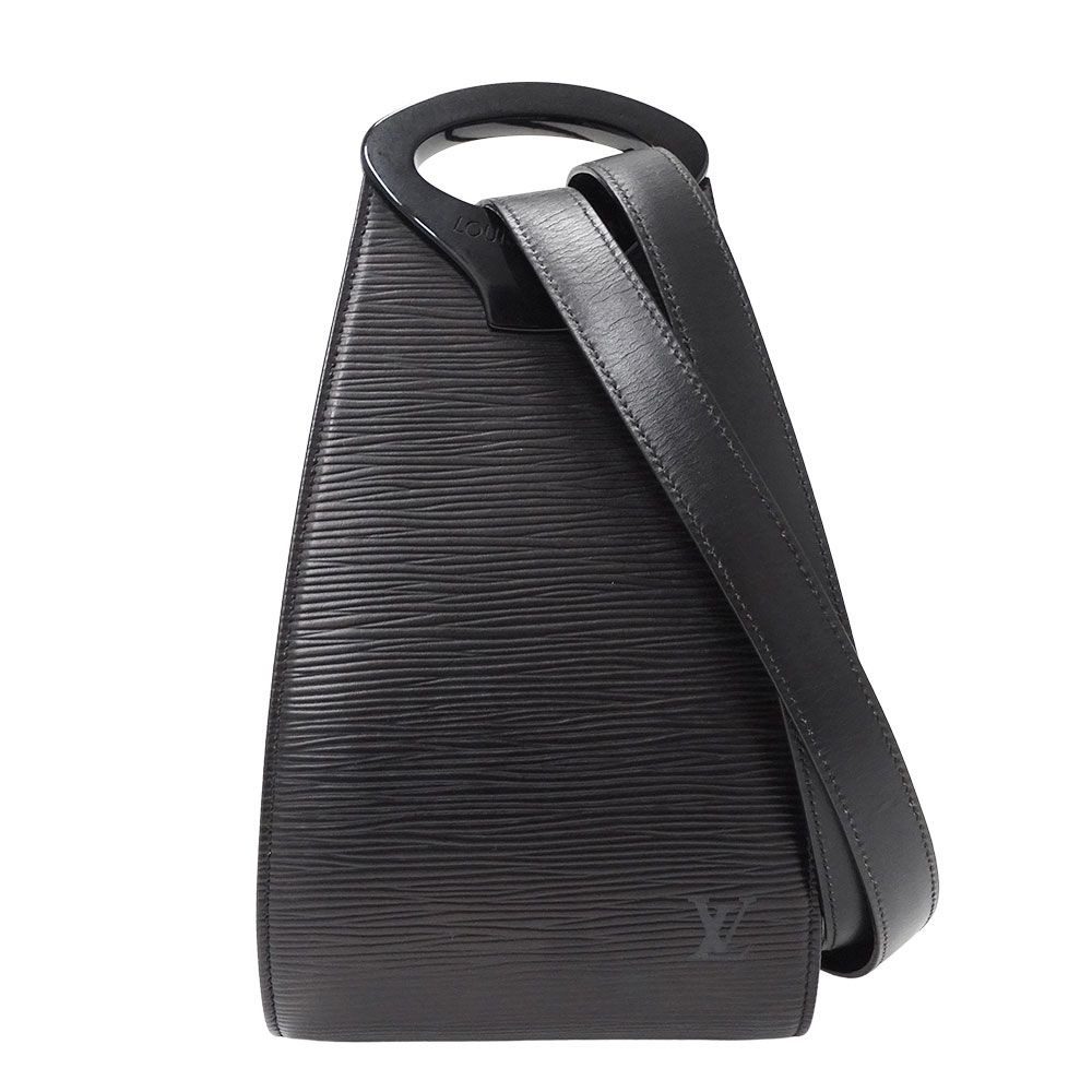 Louis Vuitton Shoulder Bag Epi Leather Mini Noir Black Crossbody Vintage Small