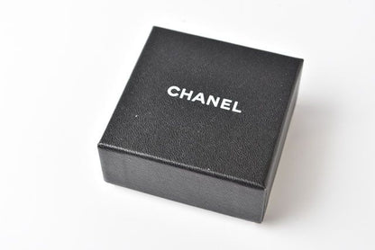 Chanel Earrings Chanel CC Motif Coco Mark Swing Pearl Silver White