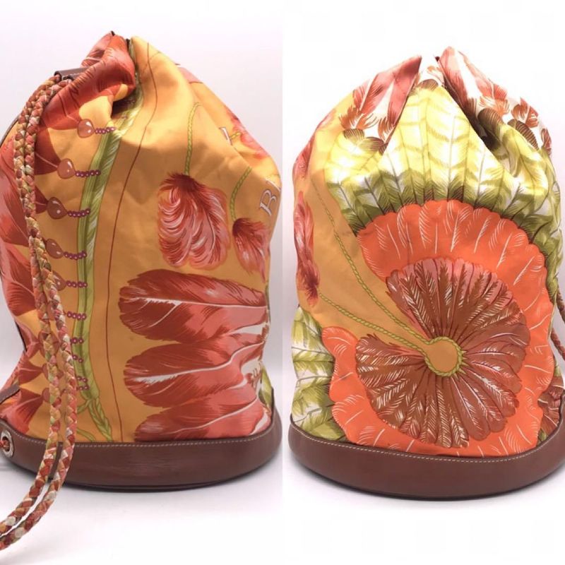Hermes Silk Leather Soicle 22 Brazil Shoulder Bag Price Negotiation Welcome