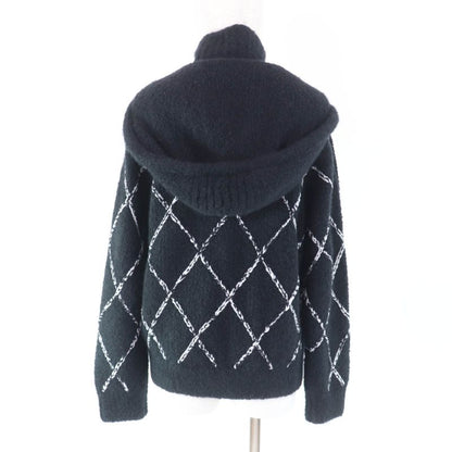 CHANEL P74369 Cashmere Silk Blend With Rhinestone Coco Mark Buttons Matelasse