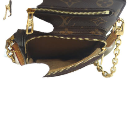 Louis Vuitton M80746 Monogram Utility Crossbody Body Bag Brown Ladies Men Unisex