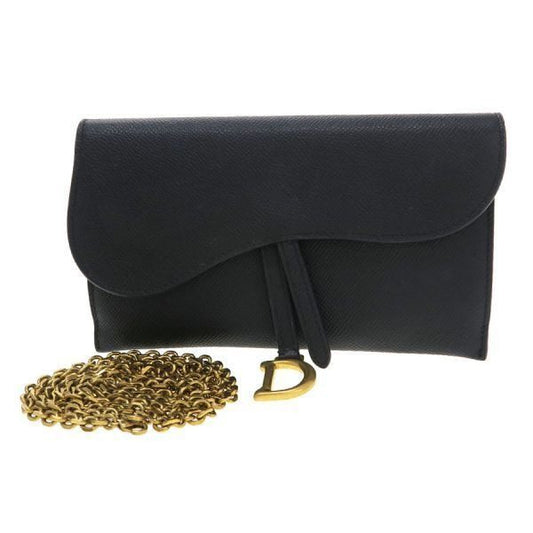 Dior Saddle Chain Pouch Small