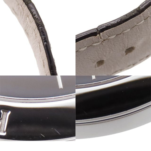 Bvlgari Finissimo Black SS Leather Roma Rome Watch Manual Wind — view 7