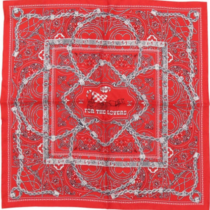 Louis Vuitton Carre 55 LV Rope Silk Red Scarf