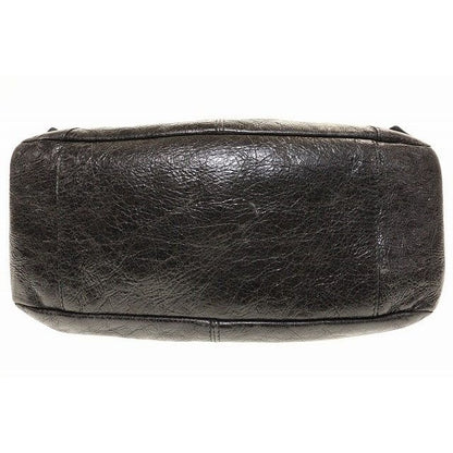 Balenciaga le City Moto Small Black Leather Hand Bag — view 3
