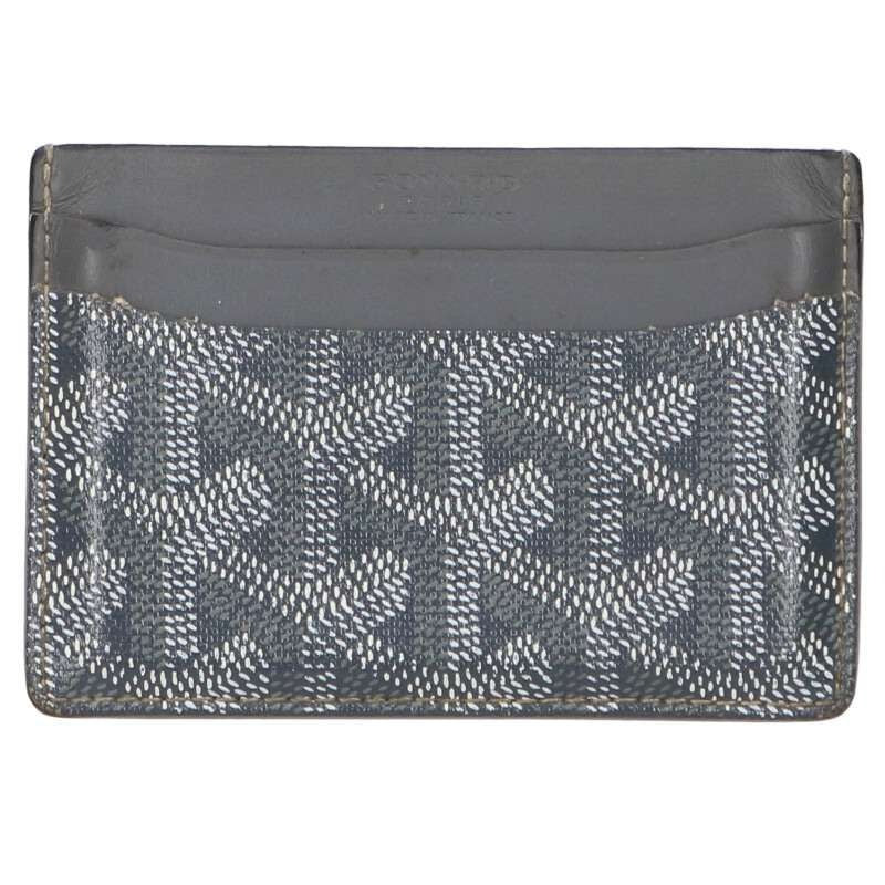 Goyard Saint Sulpice Herringbone Allover Pattern Pvccard Case