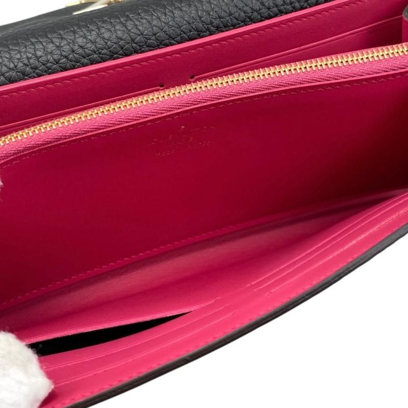 Louis Vuitton Bifold Long Wallet Portefeuille Capucines M62148 Taurillon