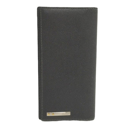 Cartier Bifold Wallet Santos de Cartier Leather Black