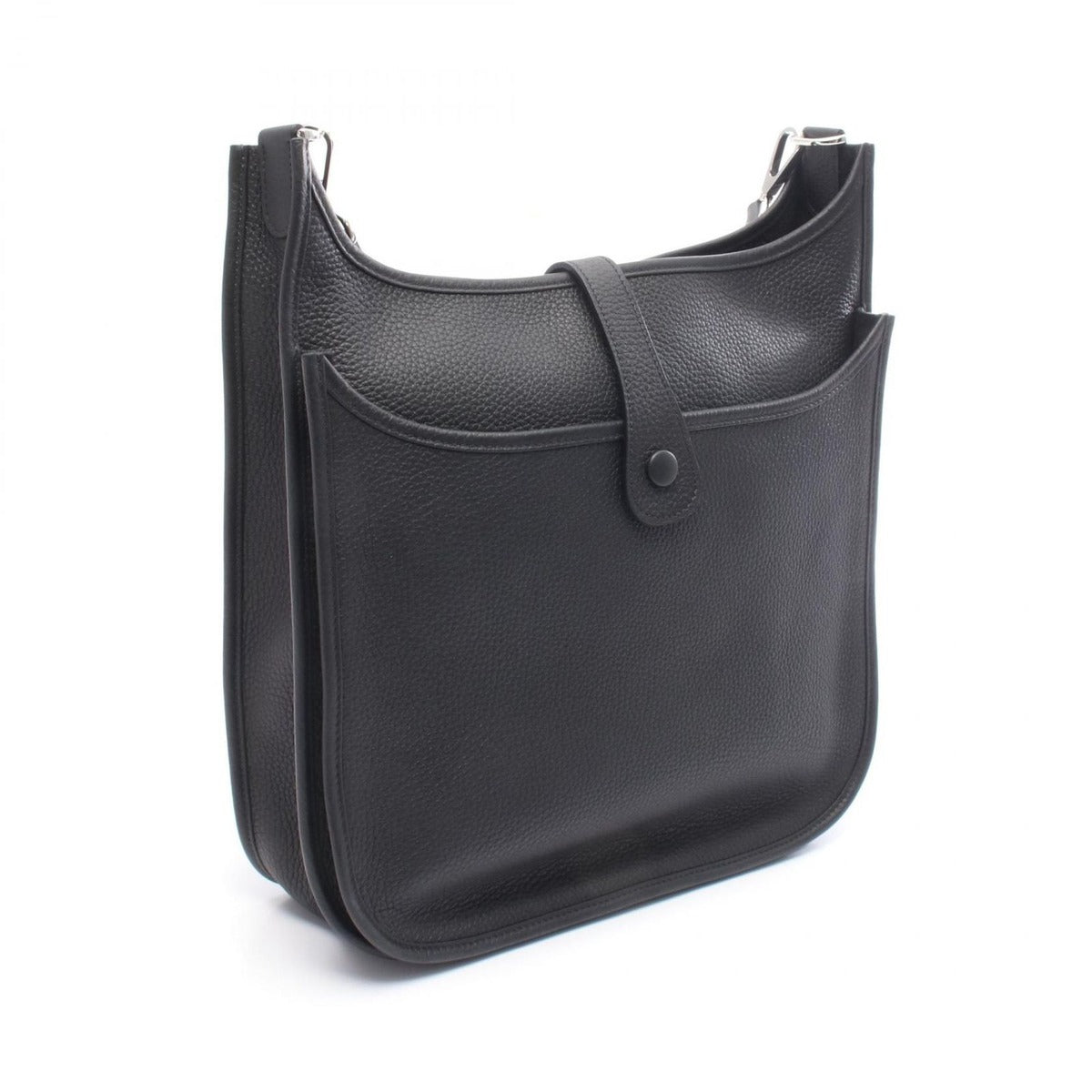 Hermes Shoulder Bag Evelyne 3 Trois GM Black Leather — view 2