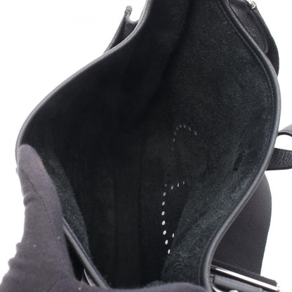 Hermes Shoulder Bag Evelyne 3 Trois GM Black Leather — view 3